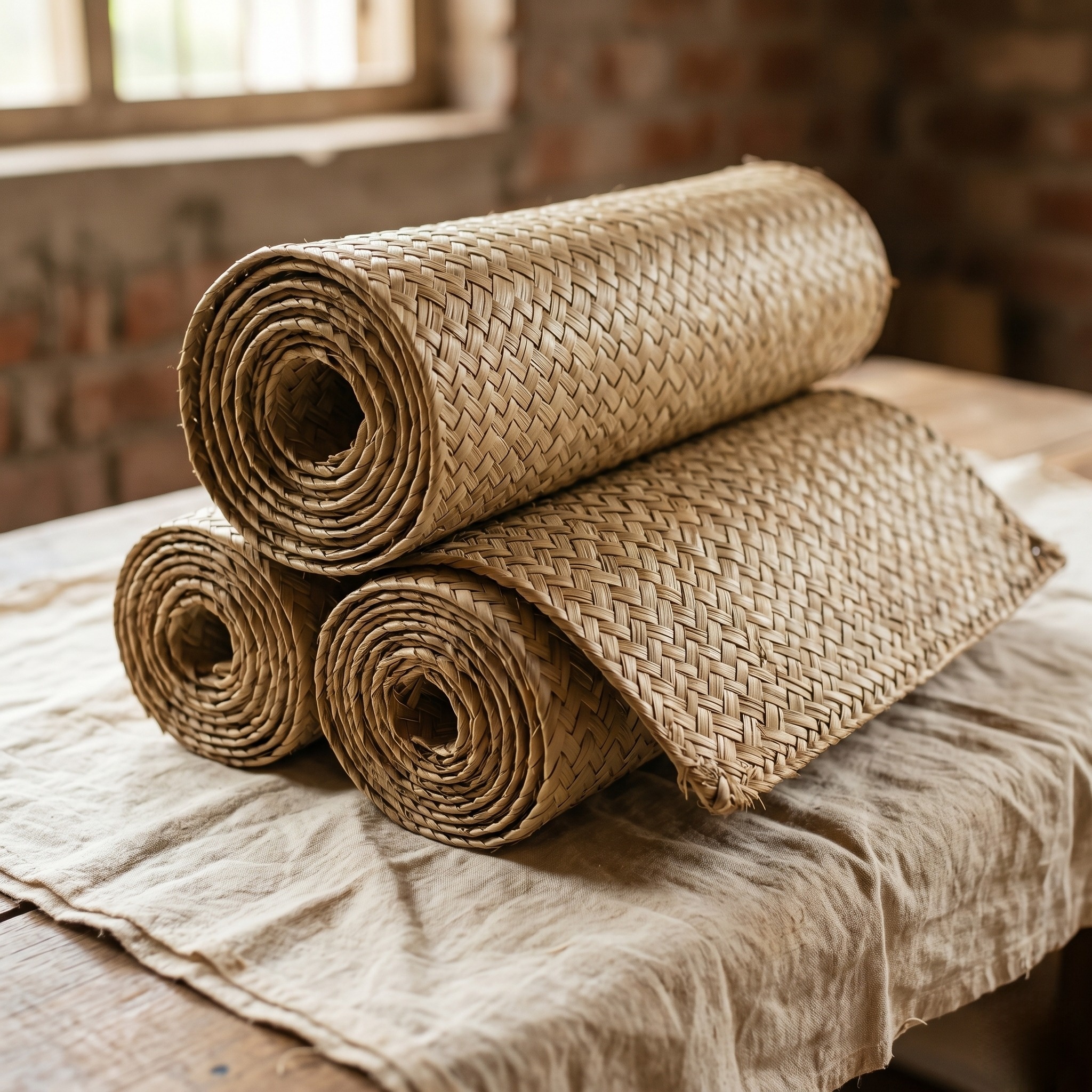 Palm leaf mats